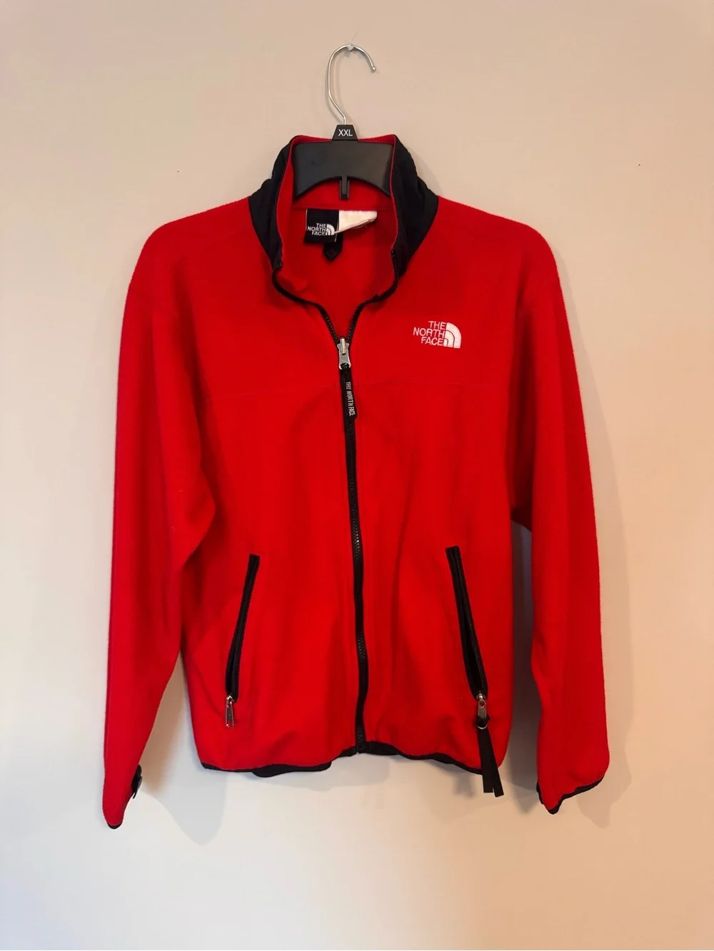 The North Face Women's Medium Red Fleece Jacket - Full Zip